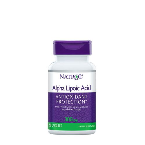 Natrol Alfa-liponsav 300 mg kapszula - Alpha Lipoic Acid 50 Kapszula