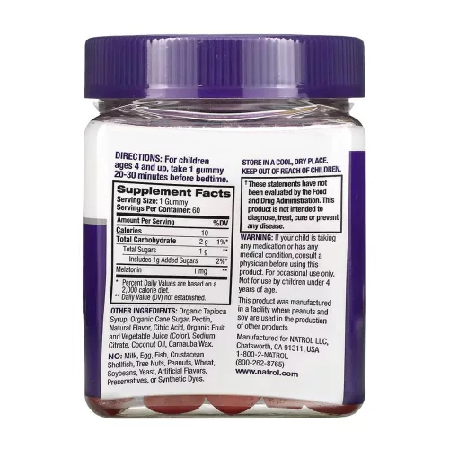 Natrol Kids Melatonin Berry Gummies 60 Gumicukor
