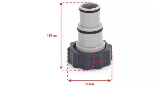 Intex Hollanderes átalakító 32mm/38 mm-es gégecsőre - A adapter -  INTEX 10849 