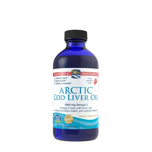 Nordic Naturals Sarkvidéki Tőkehalmáj Olaj 1060 mg - Arctic Cod Liver Oil 237 ml