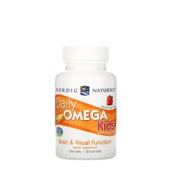   Nordic Naturals Napi Omega rágókapszula Gyerekeknek - Daily Omega Kids 30 Lágykapszula