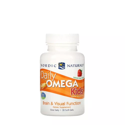Nordic Naturals Napi Omega rágókapszula Gyerekeknek - Daily Omega Kids 30 Kapszula