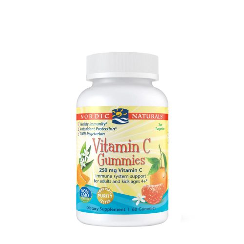 Nordic Naturals C-vitamin 250 mg gumicukor - Vitamin C Gummies 120 Gumicukor
