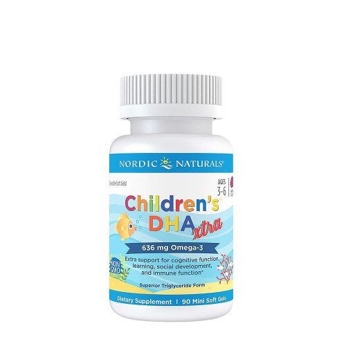 Nordic Naturals Children's DHA Xtra - Omega-3 DHA gyermekeknek 90 Lágykapszula