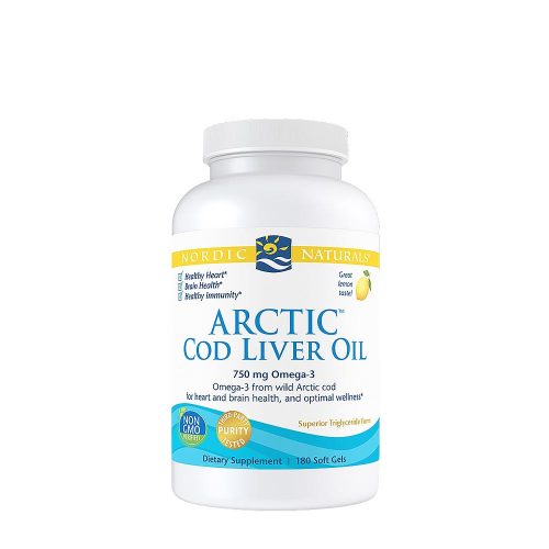 Nordic Naturals Sarkvidéki Tőkehalmáj Olaj 750 mg - Arctic Cod Liver Oil 180 Lágykapszula