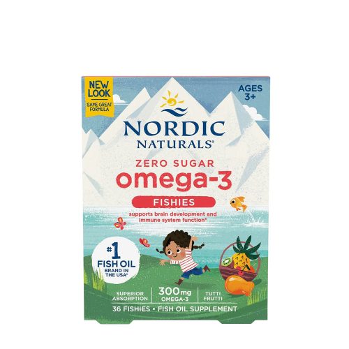 Nordic Naturals Cukormentes Omega-3 Halacskák 36 Rágótabletta