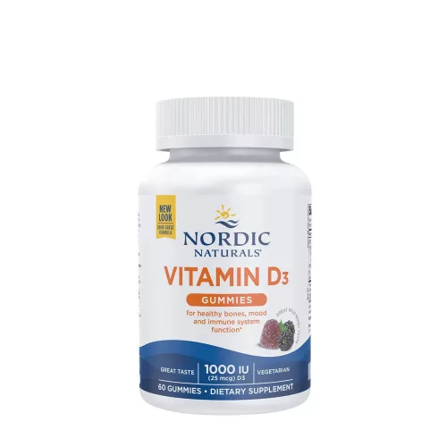 Nordic Naturals D3 Vitamin Gumicukor 60 Gumicukor