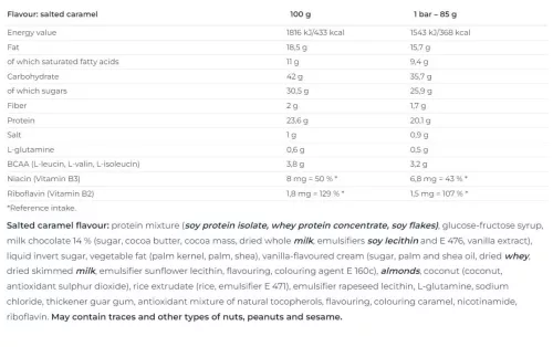 Nutrend Excelent Protein Bar 85 g