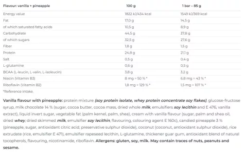 Nutrend Excelent Protein Bar 85 g