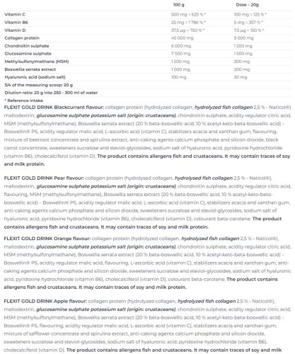 Nutrend Flexit Gold Drink 400 g