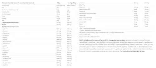 Nutrend Mass Gain 2100 g