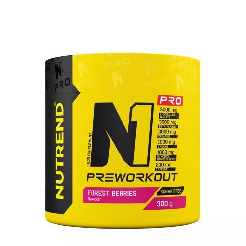 Nutrend N1 Pro Preworkout - Edzés előtti energizáló 300 g