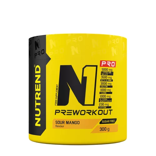Nutrend N1 Pro Preworkout - Edzés előtti energizáló 300 g