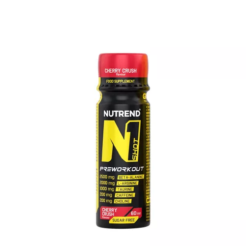 Nutrend N1 Shot Preworkout - Edzés előtti energizáló 60 ml