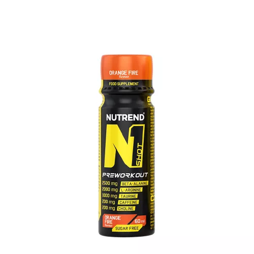 Nutrend N1 Shot Preworkout - Edzés előtti energizáló 60 ml