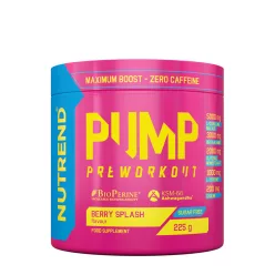   Nutrend Pump Preworkout - Stimulánsmentes edzés előtti 225 g