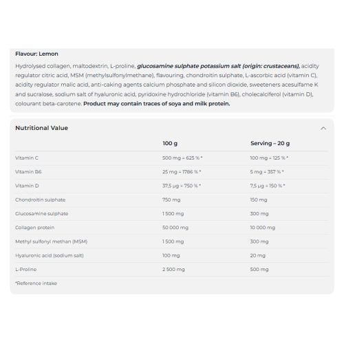 Nutrend Ízületvédő Ital por - Flexit Drink 400 g