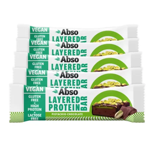 AbsoRice AbsoBAR Layered Protein Bar - Vegán Fehérjeszelet 16x50 g