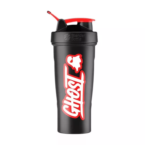 Ghost Lifestyle Logo Shaker Bottle Black/Infrared (Fekete/Piros) 800 ml
