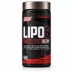   Nutrex Lipo-6 Black Ultra Concentrate Ultrakoncentrált Zsírégető Formula 60 Kapszula