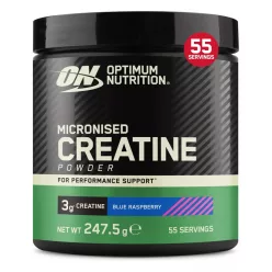   Optimum Nutrition Micronised Creatine Powder 247,5g Blue Raspberry (Kék Málna)