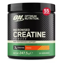   Optimum Nutrition Micronised Creatine Powder 247,5g Orange (Narancs)