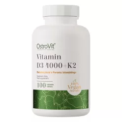   OstroVit Vitamin D3 4000 IU + K2 90 Tablets 100 Tabletta 100 Tabletta