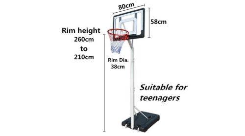 Spartan Kosárlabda állvány SPARTAN TRANSPARENT JUNIOR