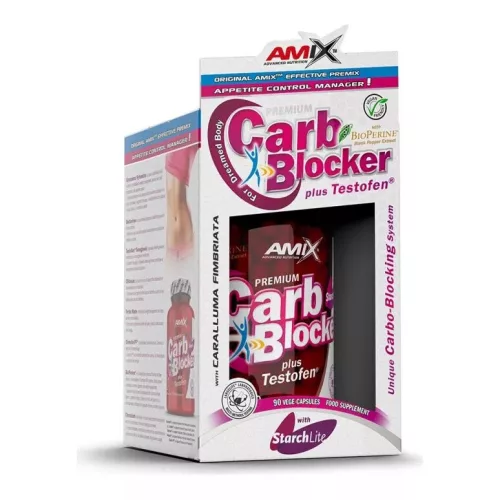 Amix Carb Blocker with Starchlite - Étvágycsökkentő 90 Kapszula