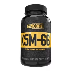   5% Nutrition KSM-66 - Core Series - Magas Koncentrációjú Ashwagandha Kivonat 90 Kapszula
