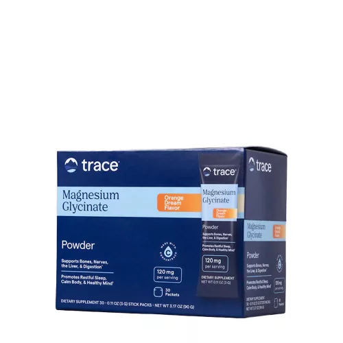 Trace Minerals Magnesium Glycinate Stick Packs - Magnézium-glicinát Csomagok 30 Csomag
