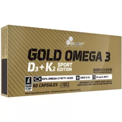   Olimp Nutrition Gold Omega 3 D3+K2 Sport Edition 60 Caps 60 Kapszula