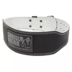   Gorilla Wear 4 Inch Padded Leather Belt (Öv) Black (Fekete) S/M (Kis/Közepes Méret)