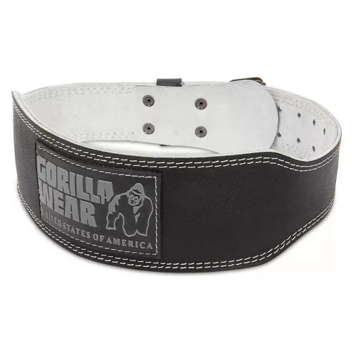 Gorilla Wear 4 Inch Padded Leather Belt (Öv) Black (Fekete) L/XL (Nagy/Extra Nagy Méret)