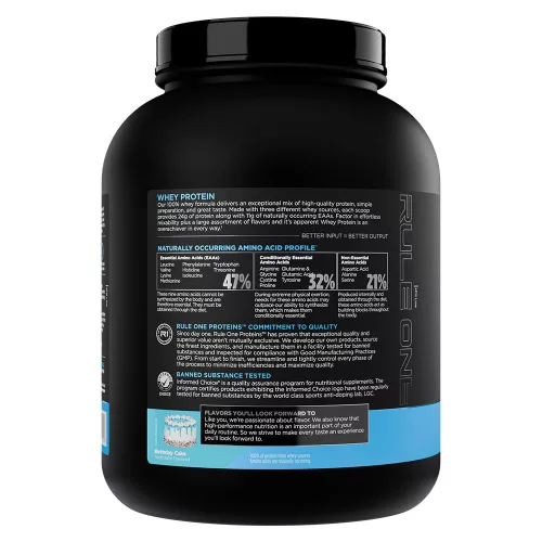 Rule1 Kevert Tejsavófehérje por - Whey Blend 2270 g