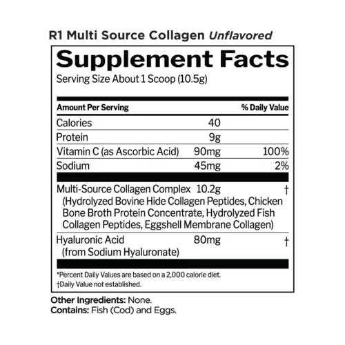 Rule1 Több Forrású Kollagén por - Multi-Source Collagen 315 g