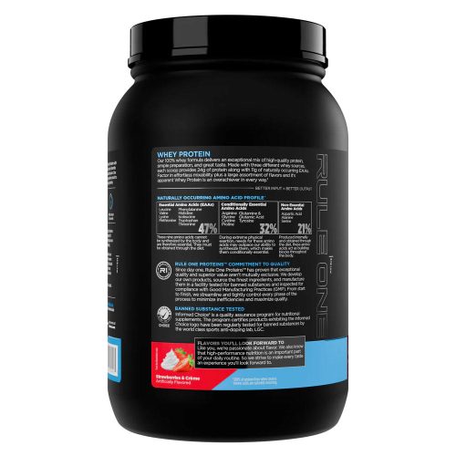 Rule1 Kevert Tejsavófehérje por - Whey Blend 908 g