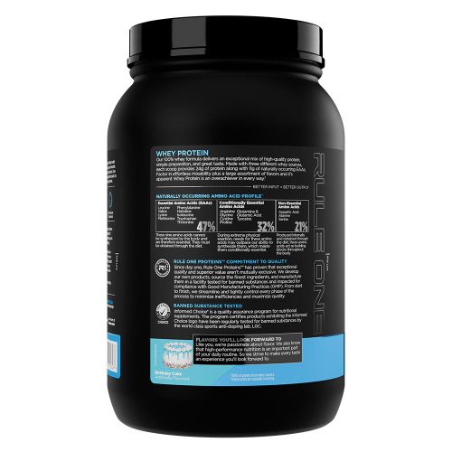 Rule1 Kevert Tejsavófehérje por - Whey Blend 908 g