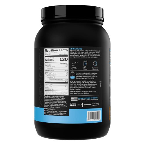 Rule1 Kevert Tejsavófehérje por - Whey Blend 908 g