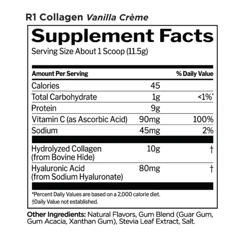Rule1 Kollagén Peptid por - Collagen Peptides 250 g