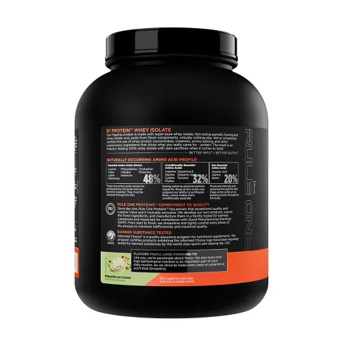 Rule1 Whey Protein Isolate -Tejsavófehérje Izolátum 2270 g