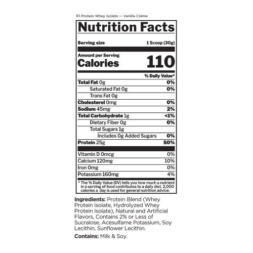 Rule1 Protein Whey Isolate Minta 30 g