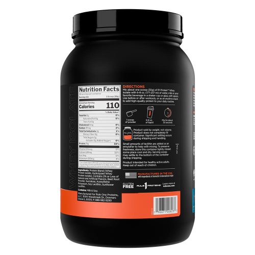 Rule1 R1 Protein Whey Isolate - Tejsavófehérje Izolátum 908 g