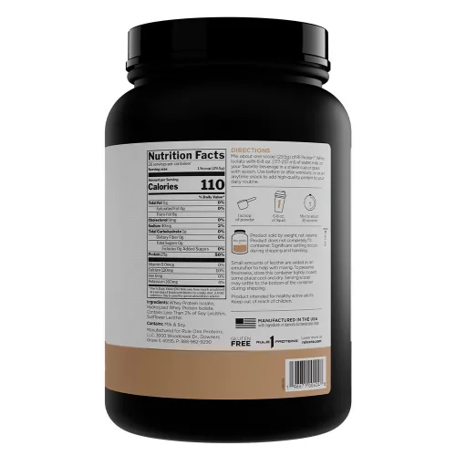 Rule1 Természetes Ízesítésű Fehérje Izolátum - Naturally Flavored R1 Protein Whey Isolate 680 g