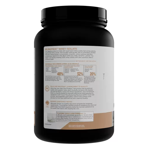 Rule1 Természetes Ízesítésű Fehérje Izolátum - Naturally Flavored R1 Protein Whey Isolate 680 g