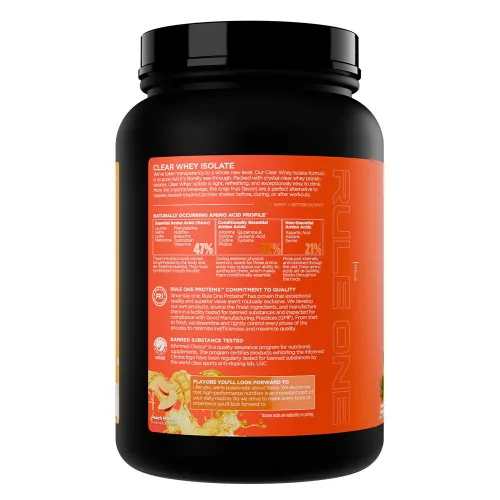Rule1 Clear Whey Isolate - Tejsavófehérje Izolátum 689 g