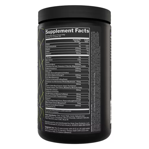 Rule1 Prelift - Edzés Előtti Energizáló 420 g