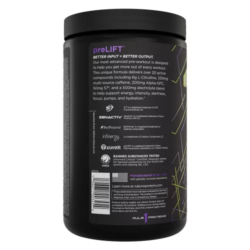 Rule1 Prelift - Edzés Előtti Energizáló 420 g