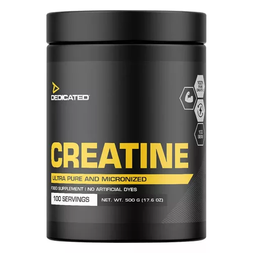 Dedicated Creatine Monohydrate 500g Unflavored (Ízesítetlen)