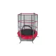 S-Sport Trambulin 137 cm + védőháló RED